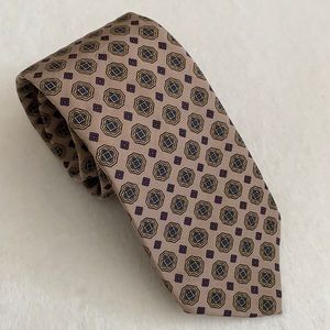 {VTG} Liberty of London | 80s Silk Necktie Tie Fabric From England Made in USA